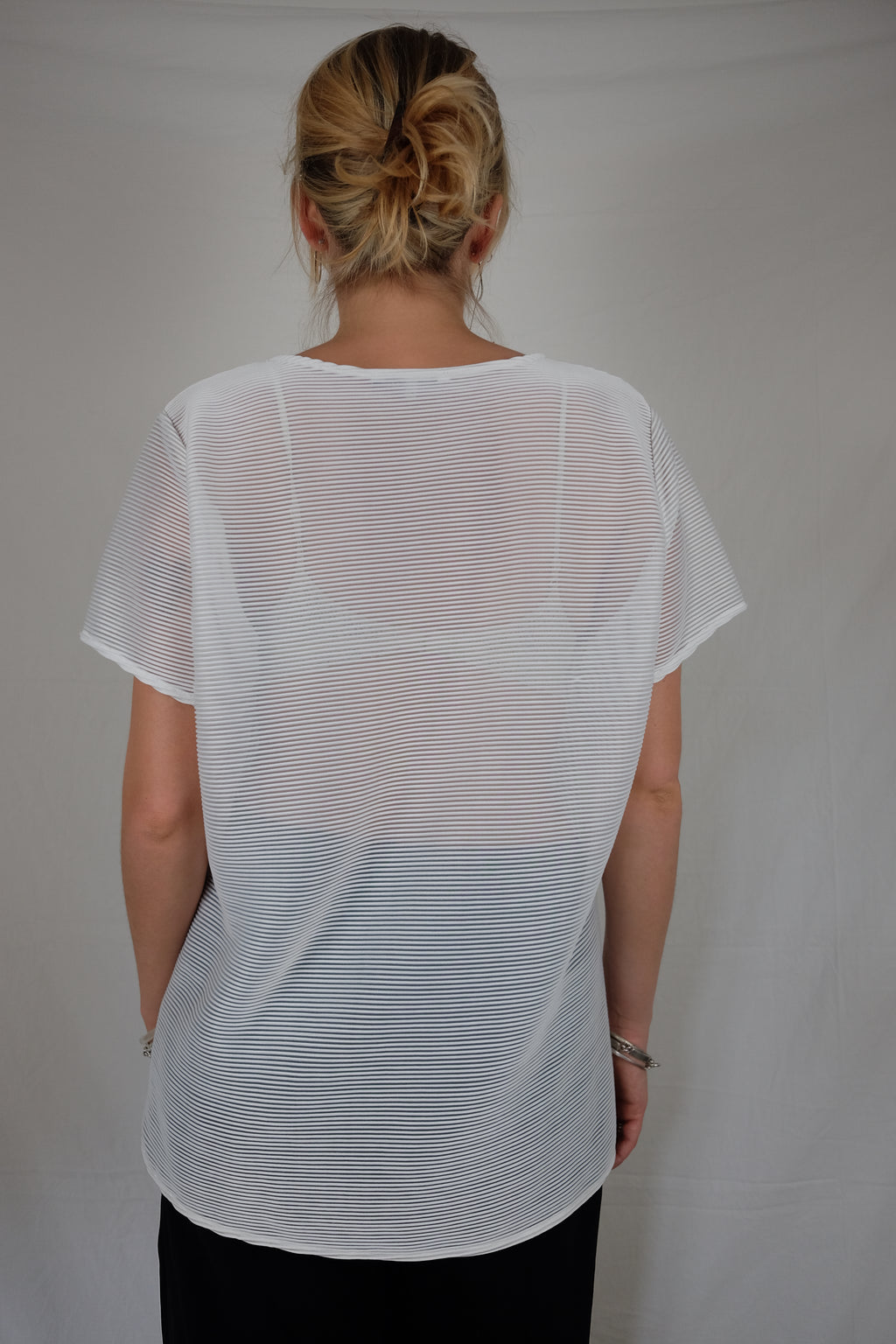 ribbed Xandres blouse