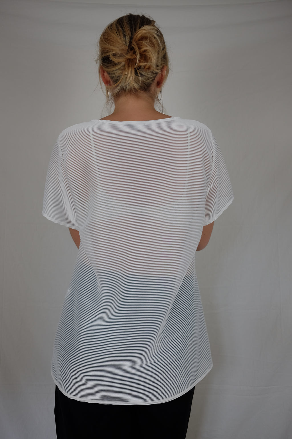 ribbed Xandres blouse