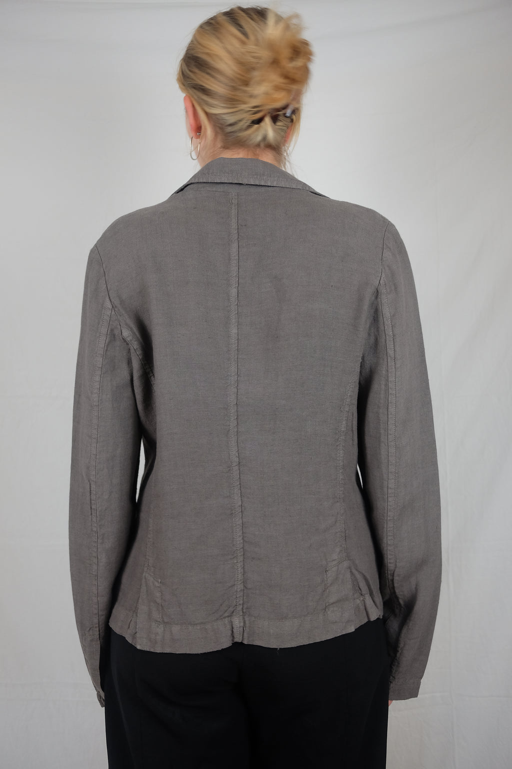 light brown linen Melvin vest