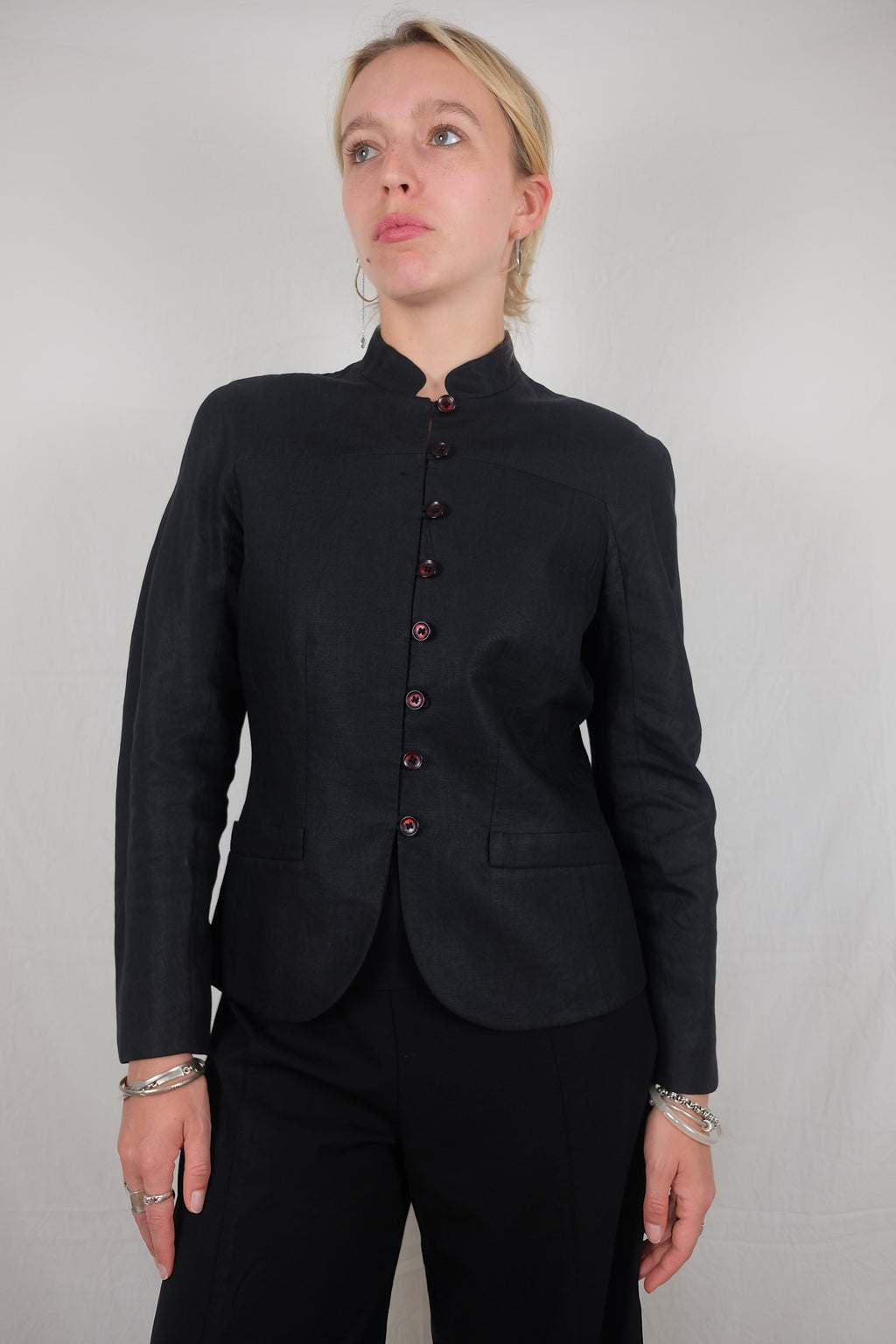 button up black Alain Manoukian vest