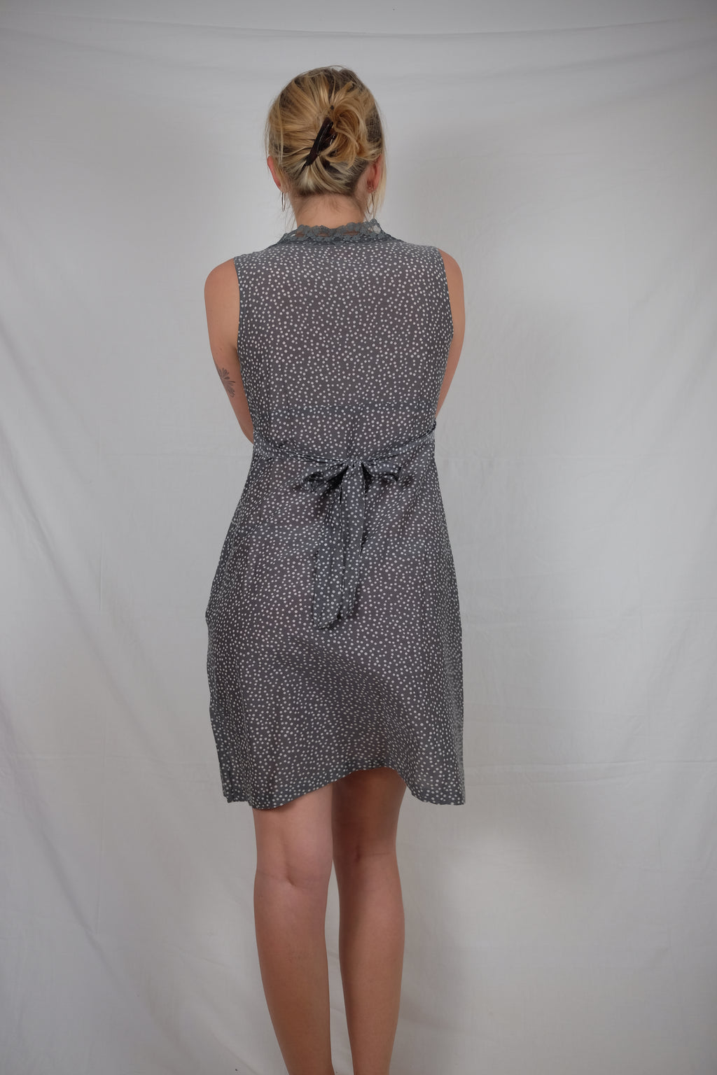 grey polka dot Avoca anthology dress