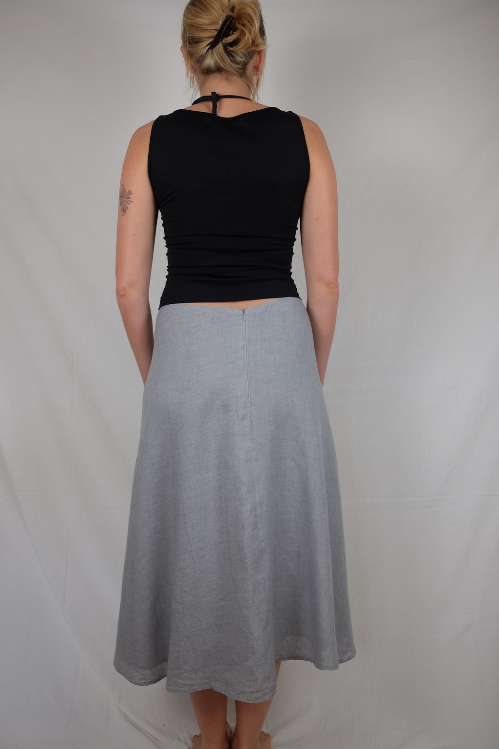 grey Rue blanche midi skirt