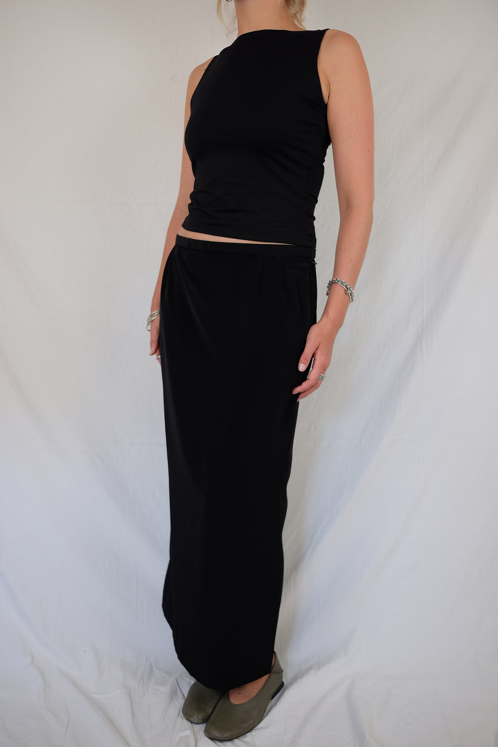 long black skirt