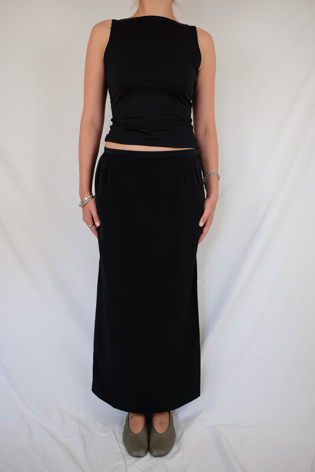 long black skirt