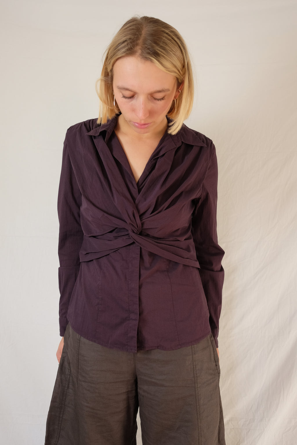 plum Sandwich blouse