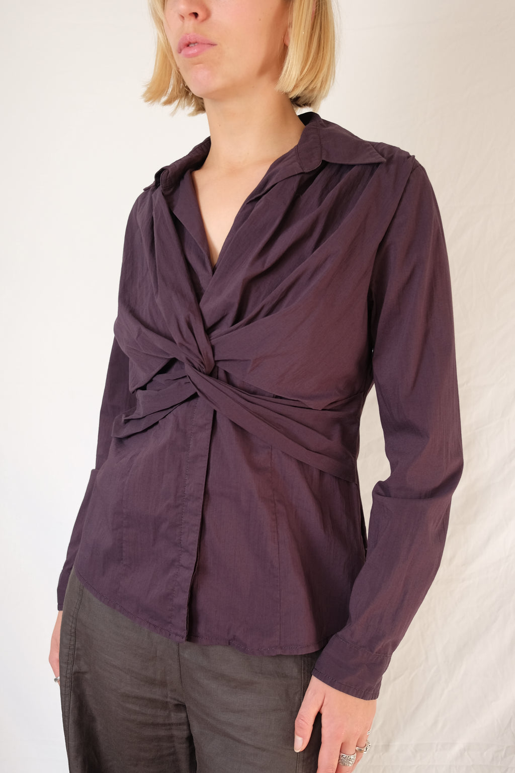 plum Sandwich blouse