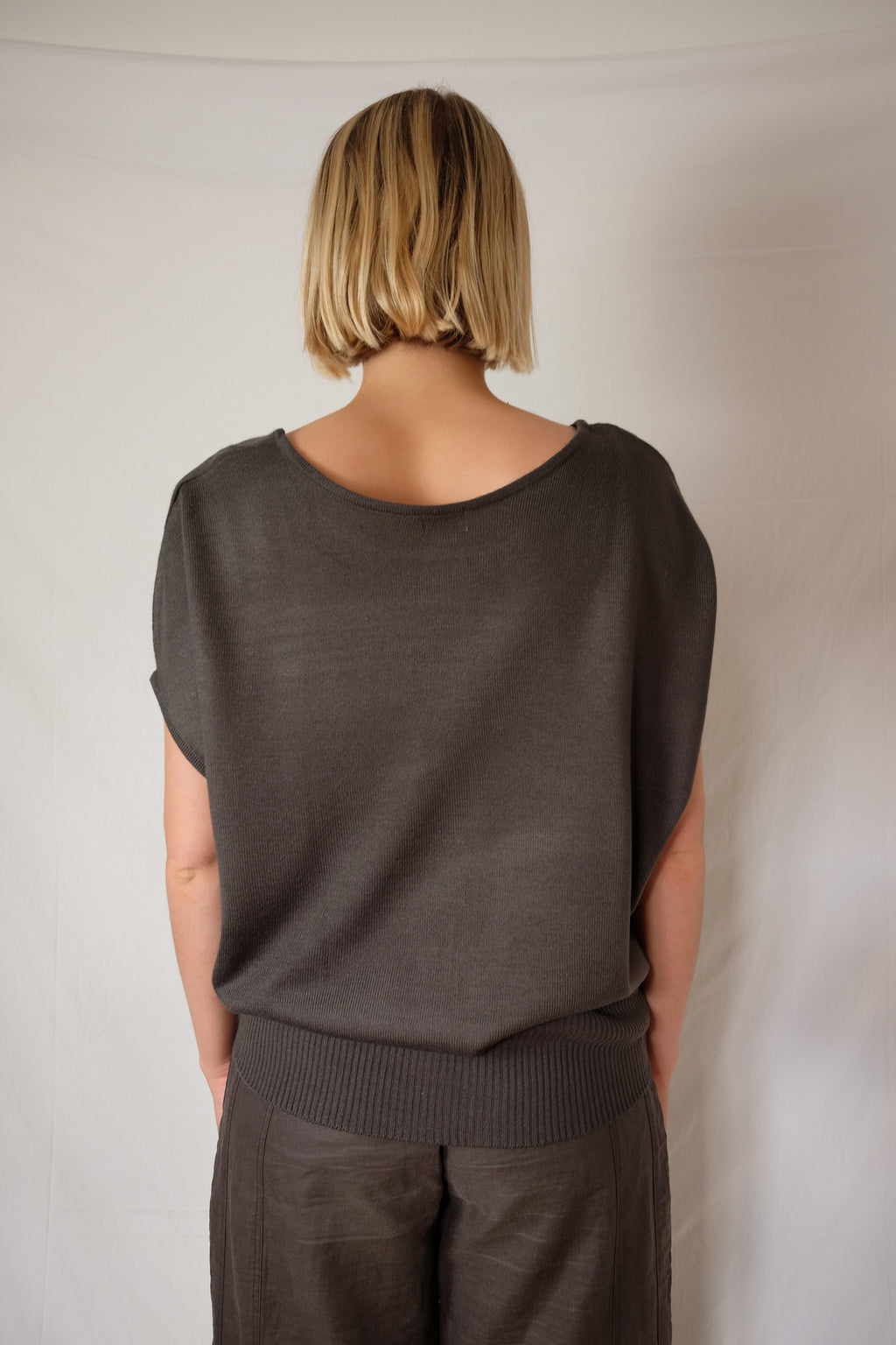 brown flowy Blue Bonheur shirt