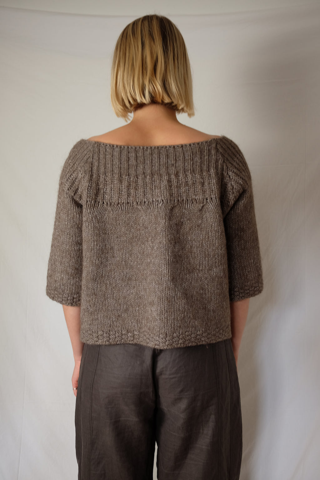 brown La Fée Maraboutée wool sweater