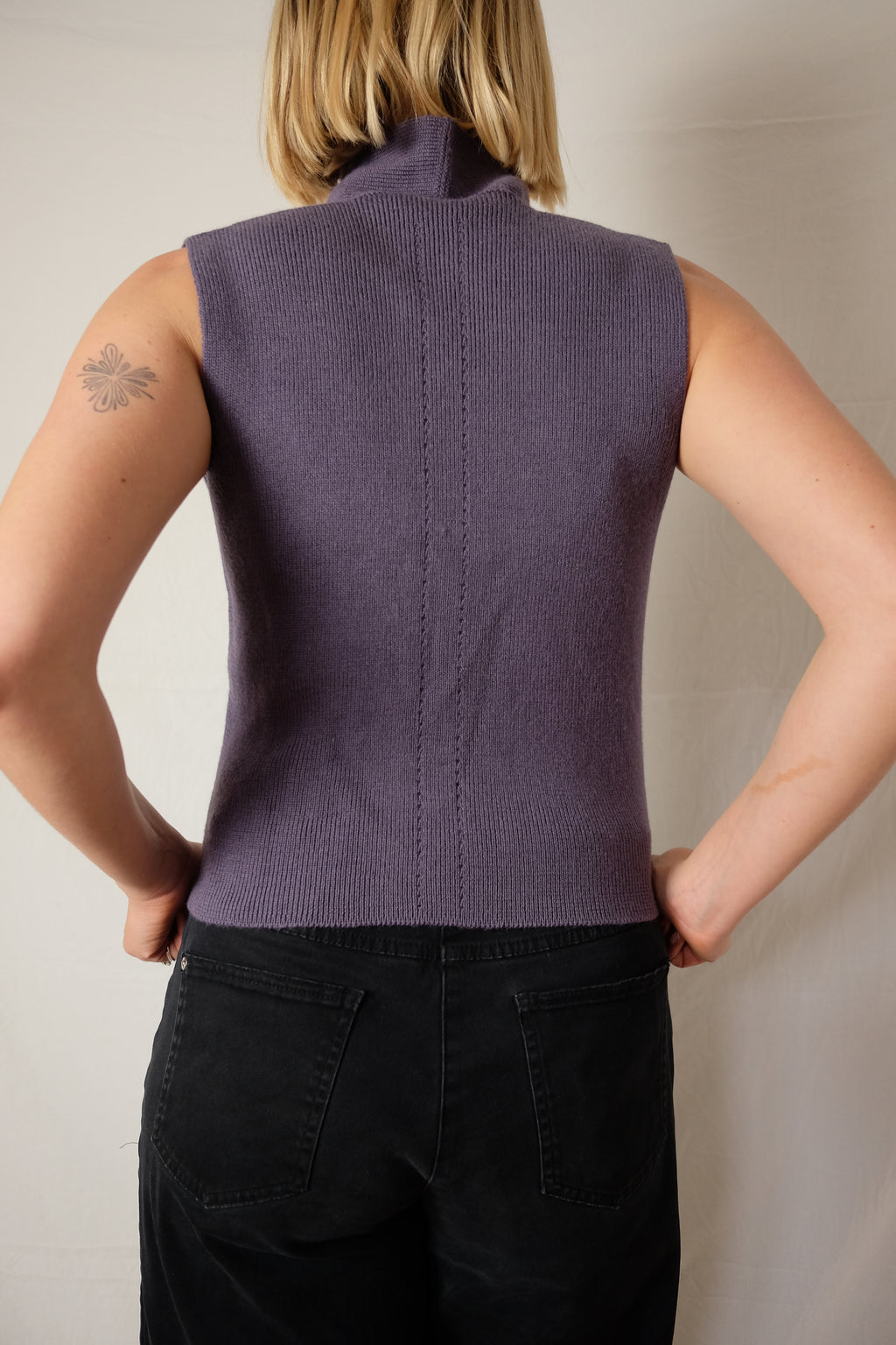 light purple Isabelle Baines sweater top