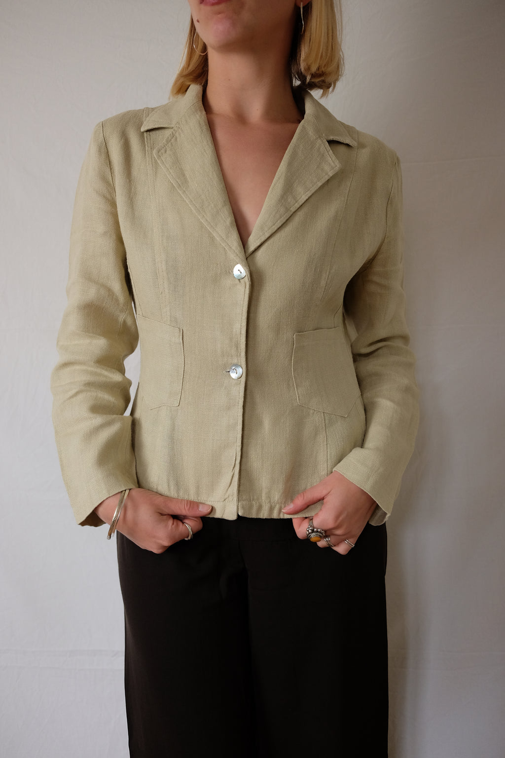cream Angie Paris vest