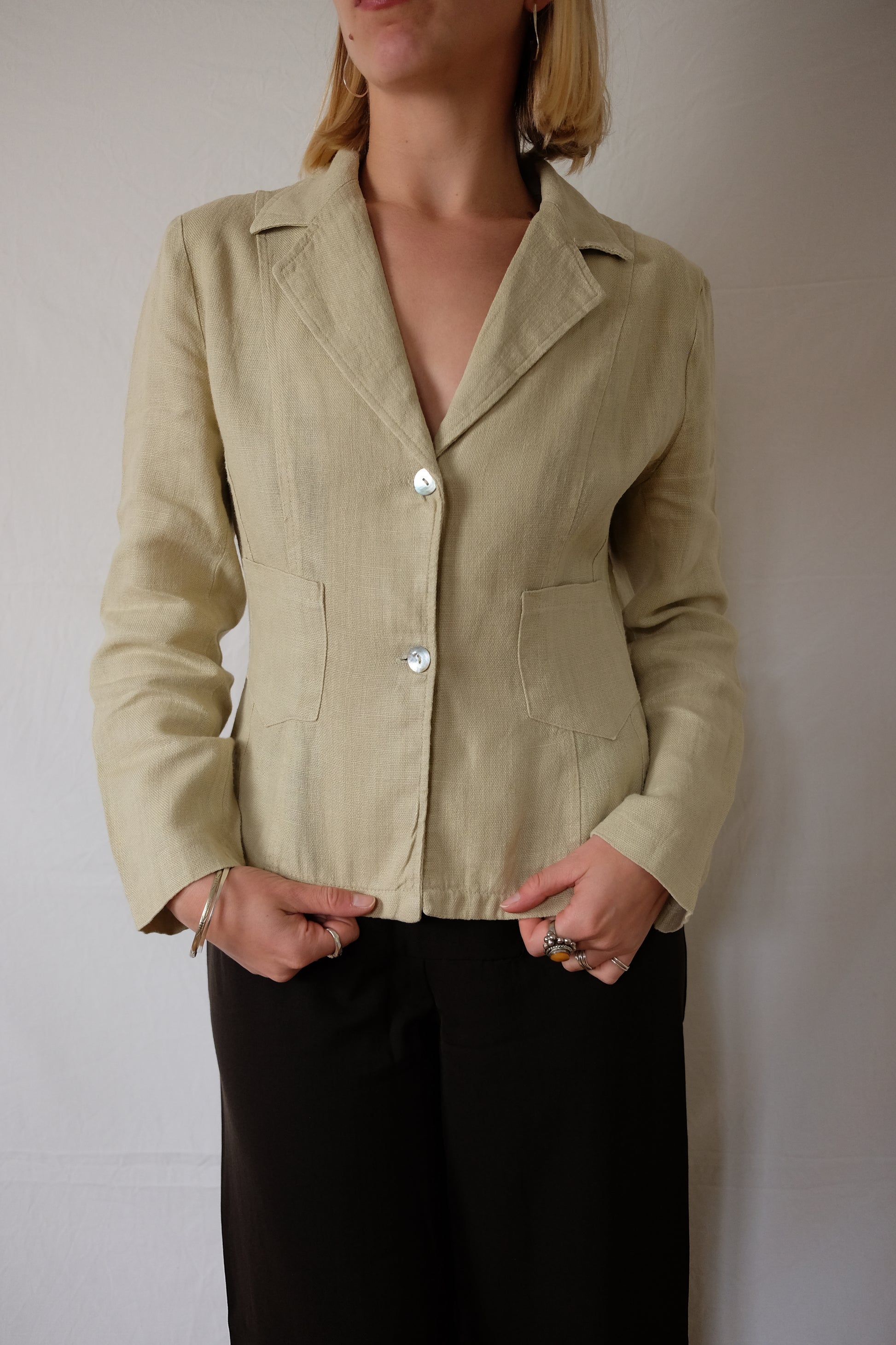 cream Angie Paris vest