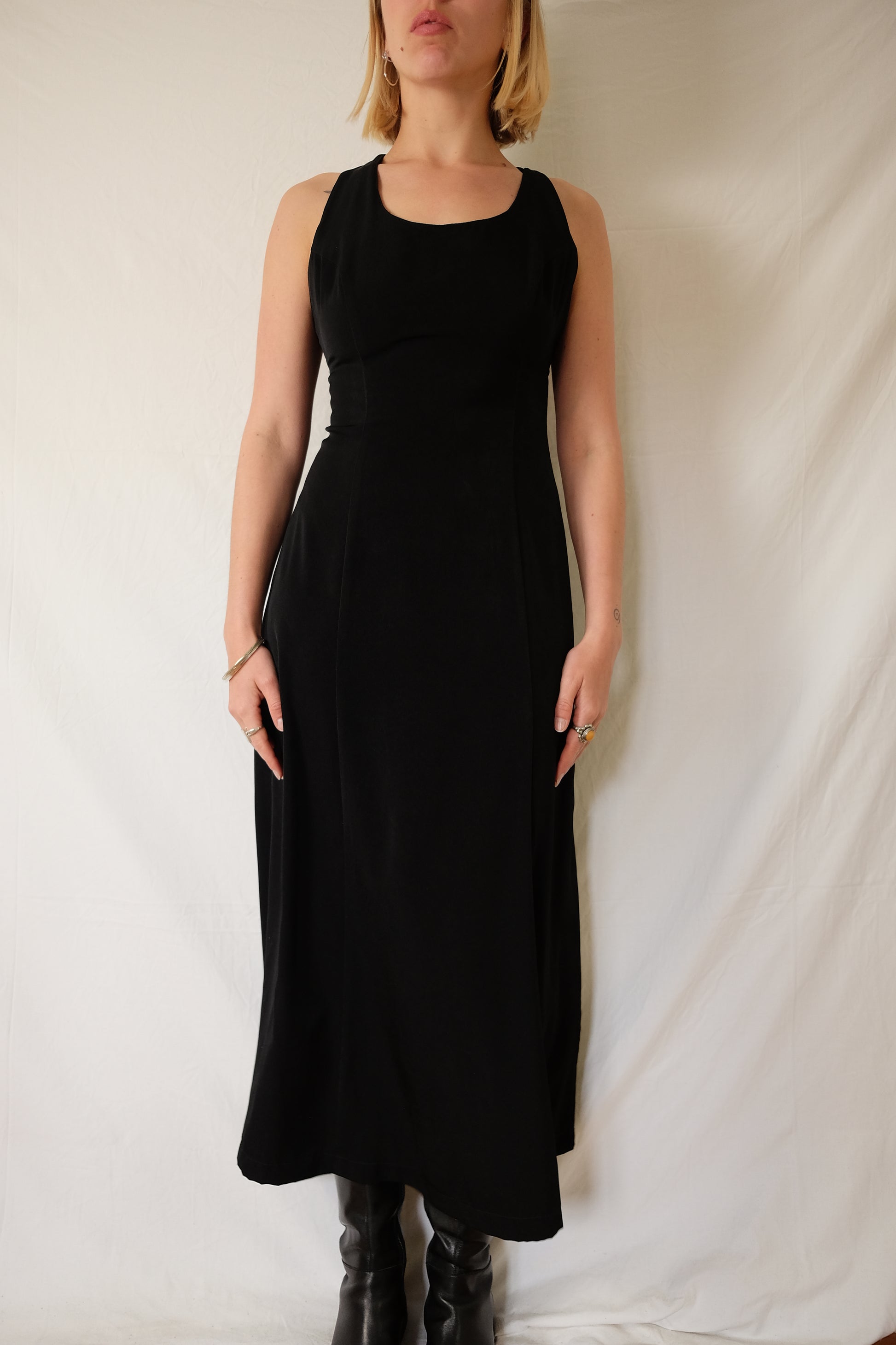 black Capicua 303 long dress