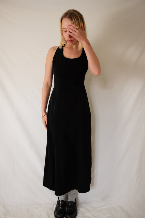 black Capicua 303 long dress