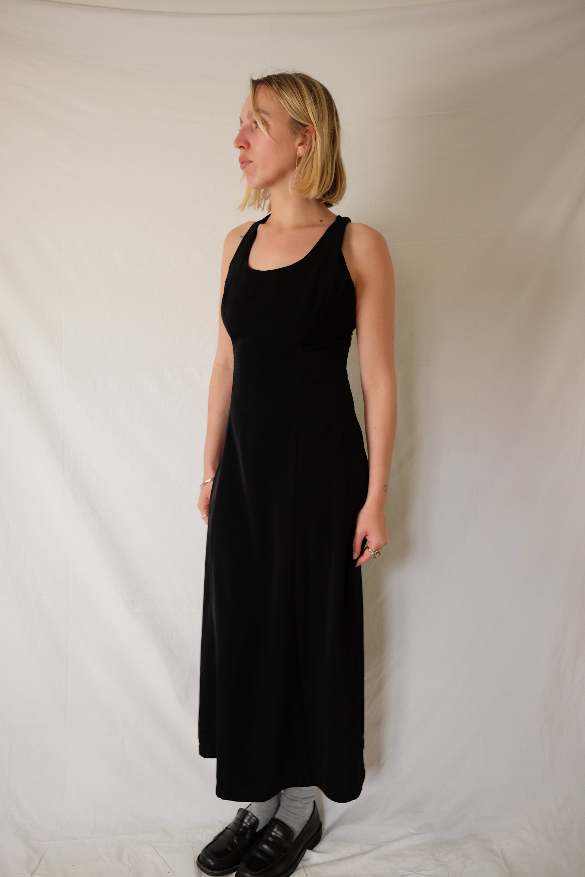 black Capicua 303 long dress