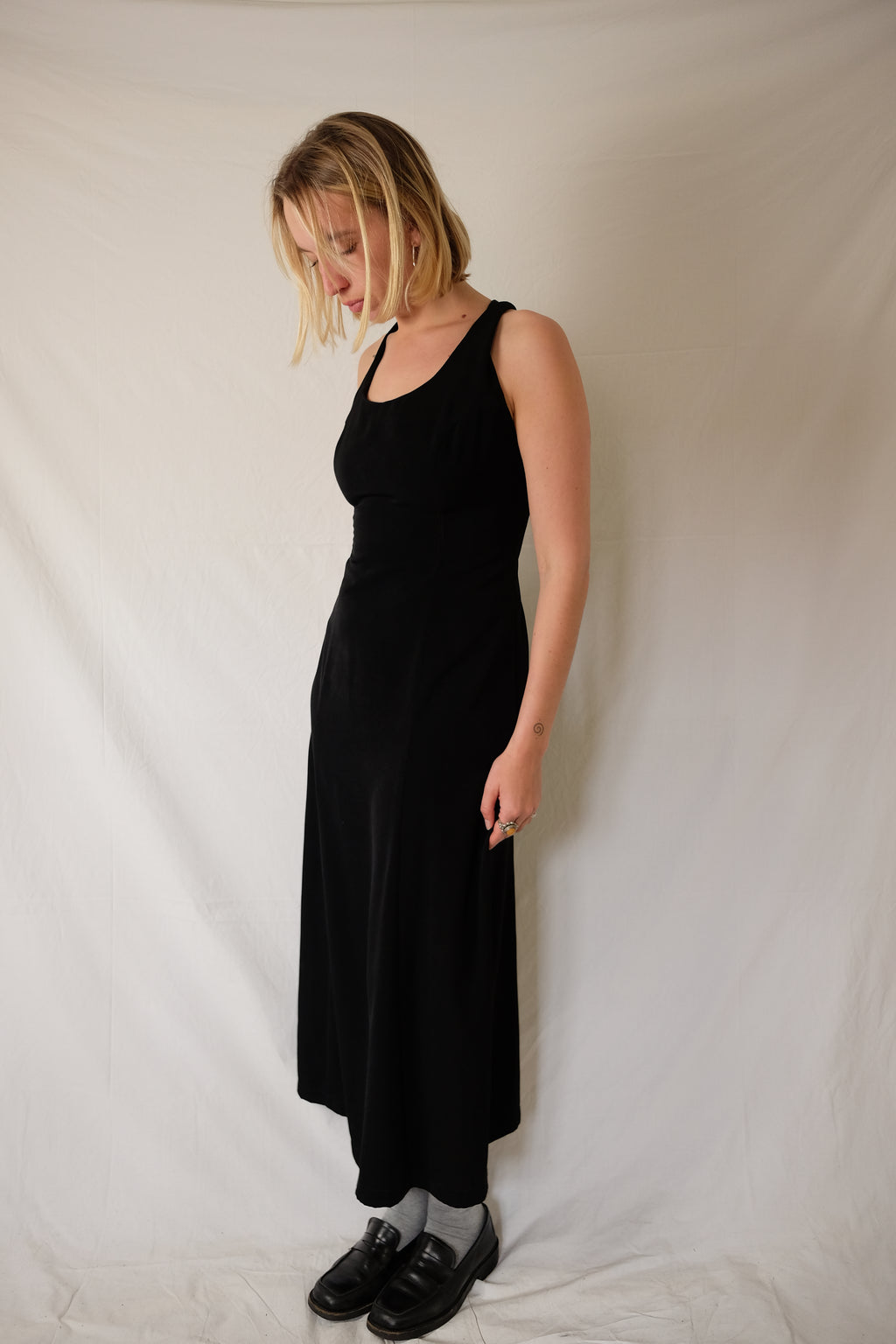 black Capicua 303 long dress