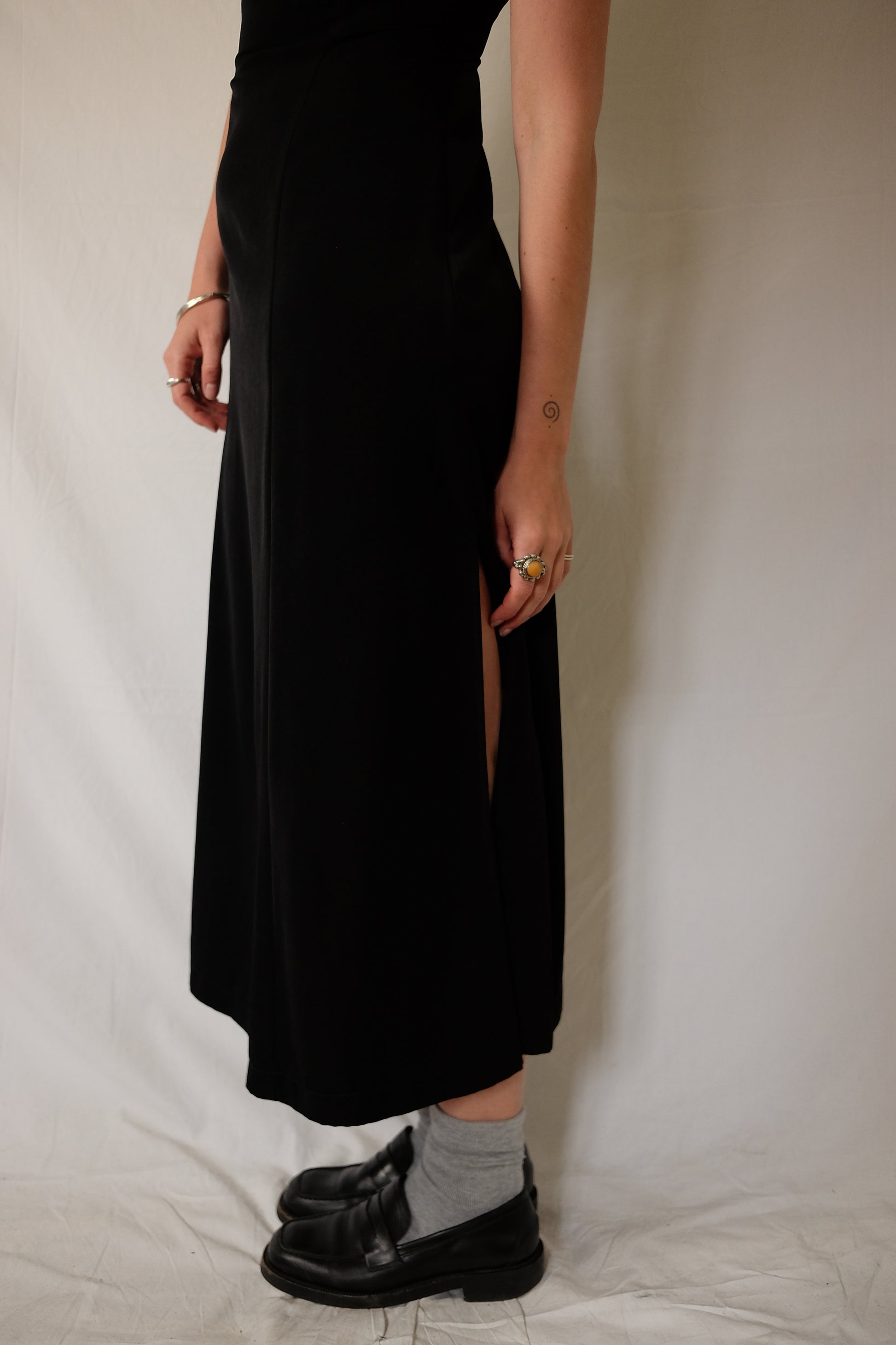 black Capicua 303 long dress