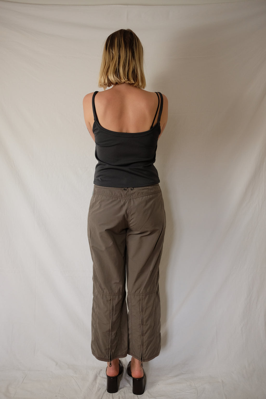 khaki/brown Sandwich 7/8 pants